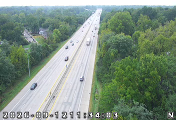 INDOT camera: I-65: 1-065-116-5-_-_-cam-1 I-65/116.5 PEDESTRIAN OVERPASS