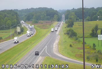 INDOT camera: I-70: 1-070-123-0-1 SR 3 / NEW CASTLE