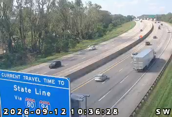 INDOT camera: I-94: 1-094-017-0-2 E OF I-90/TOLL RD