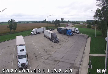 INDOT camera: I-65: 1-065-149-6-sbra-_-cam-1 I-65/149.6 SB LEBANON REST AREA