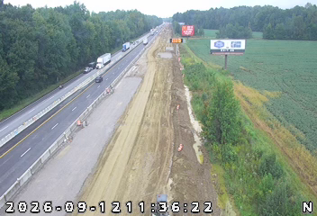 INDOT camera: I-65: 1-065-017-4-1 N OF BIGGS RD