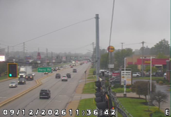 INDOT camera: US 40: 01-032-038-cam1 US40 @ Perry Rd