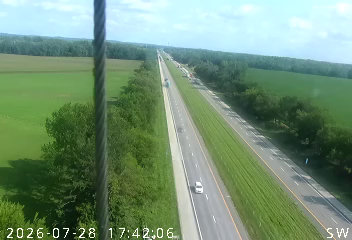 INDOT traffic camera: I-65: 1-065-086-5-1 CR 250S