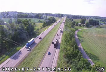 INDOT traffic camera: I-65: 1-065-086-5-2 CR 250S